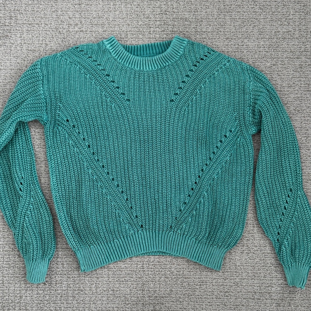 Marine Layer jade green sweater sz small